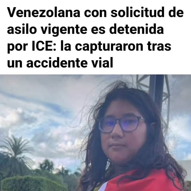 María Alejandra R.M.: Asylum seeker held by ICE after Miami car crash