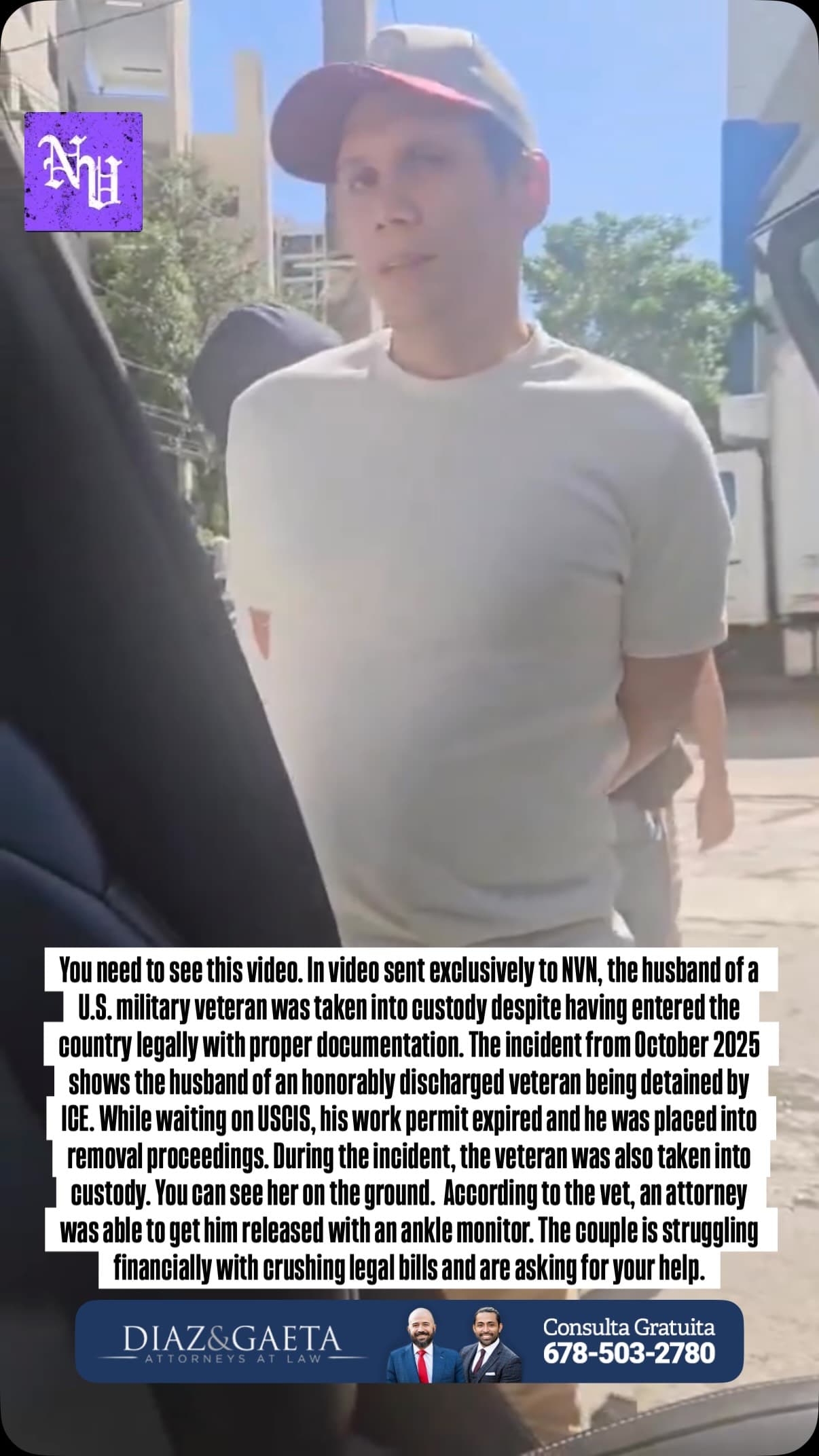 Matheus S.: Army veteran's husband detained by ICE at San Diego green card interview