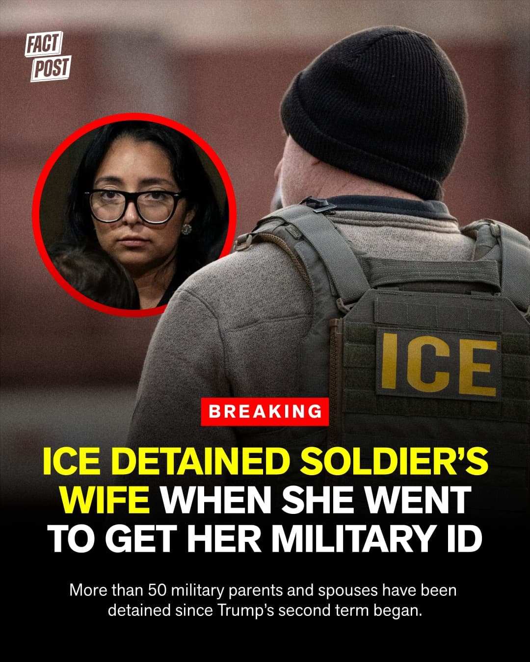 Giovanna P.: Soldier's wife reported to ICE by Navy while picking up kids' IDs