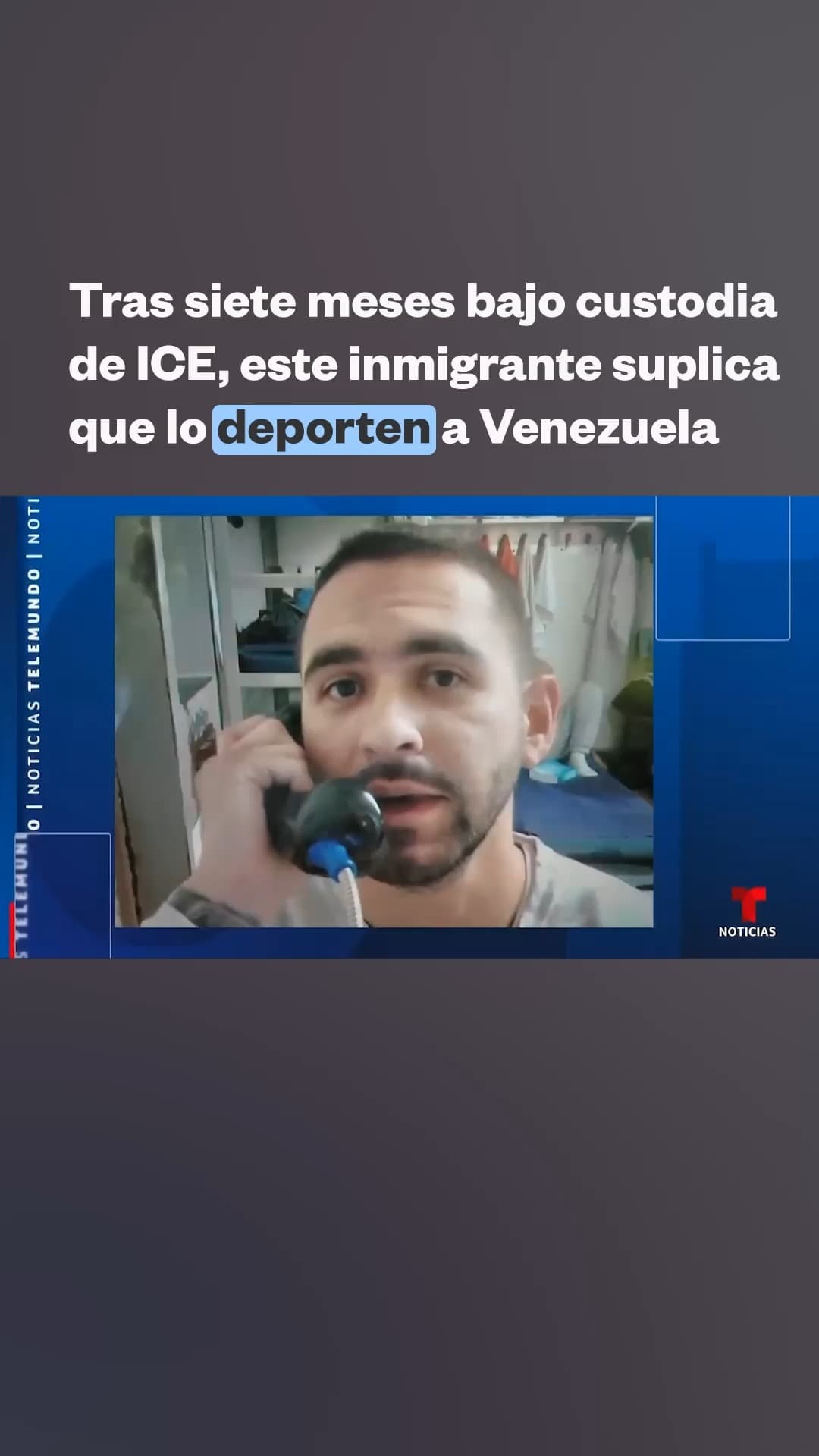 Jeifrank B.: Venezuelan father held 7 months by ICE begs to be deported