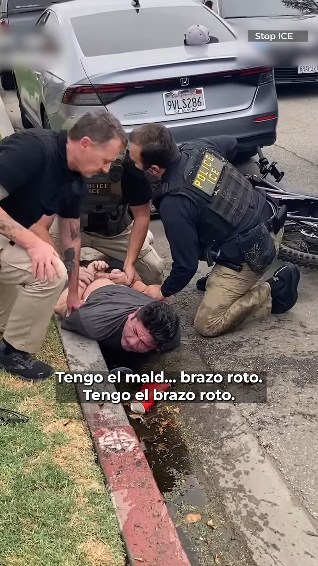 U.S. citizen Ricardo Gonzalez tased, pinned by ICE agents in Long Beach