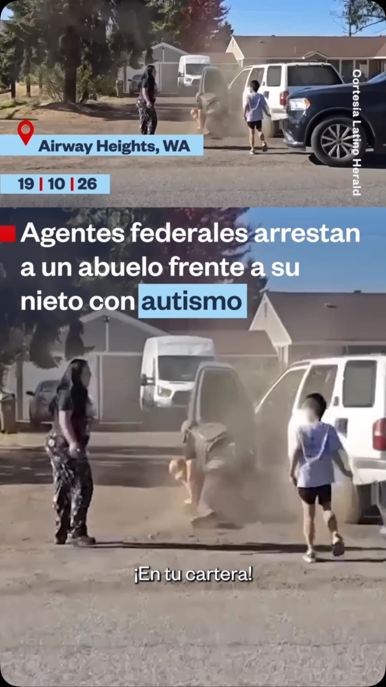 Grandfather detained by ICE in front of autistic grandson in Washington
