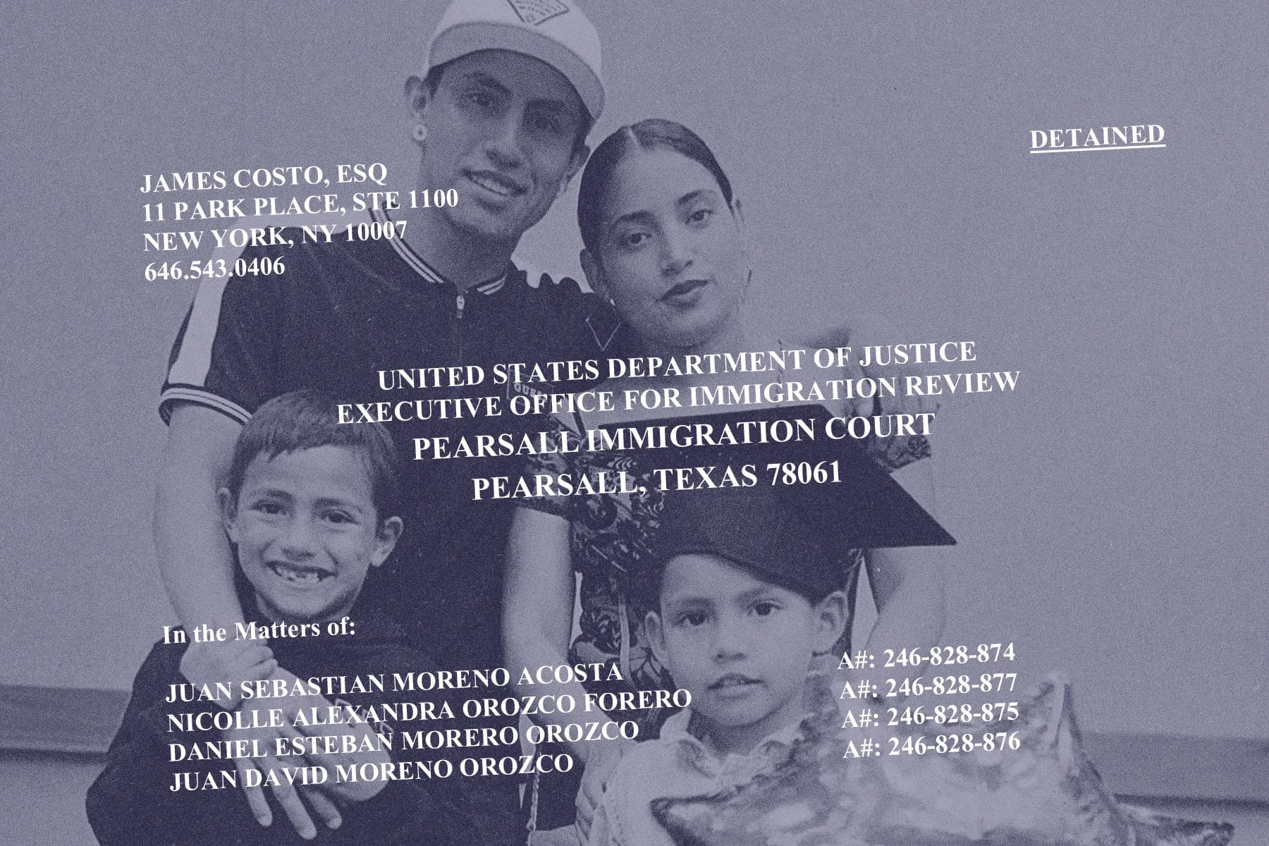 Colombian family deported, son with kidney condition denied care by ICE