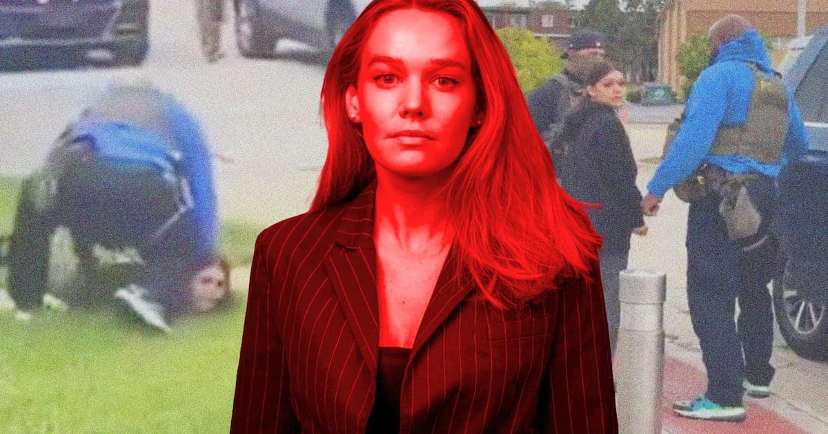 Evelyn: 18-year-old U.S. citizen held down by ICE officer's knee on her neck