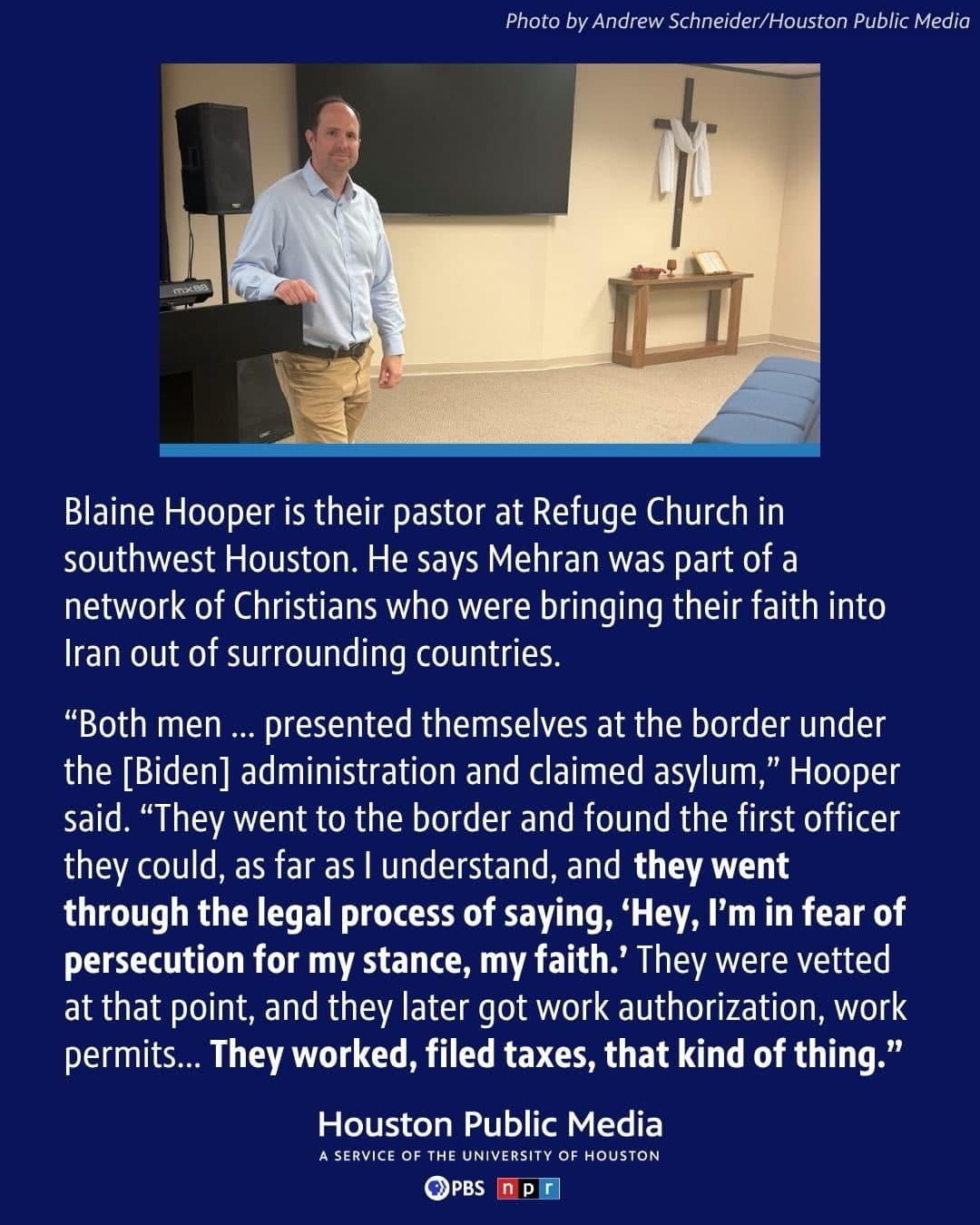Two Iranian Christian converts held by ICE in Houston after routine check-in