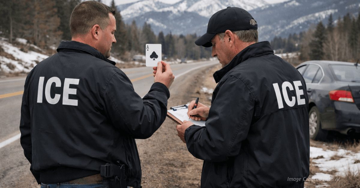 ICE leaves ace of spades cards in detained Colorado immigrants' cars