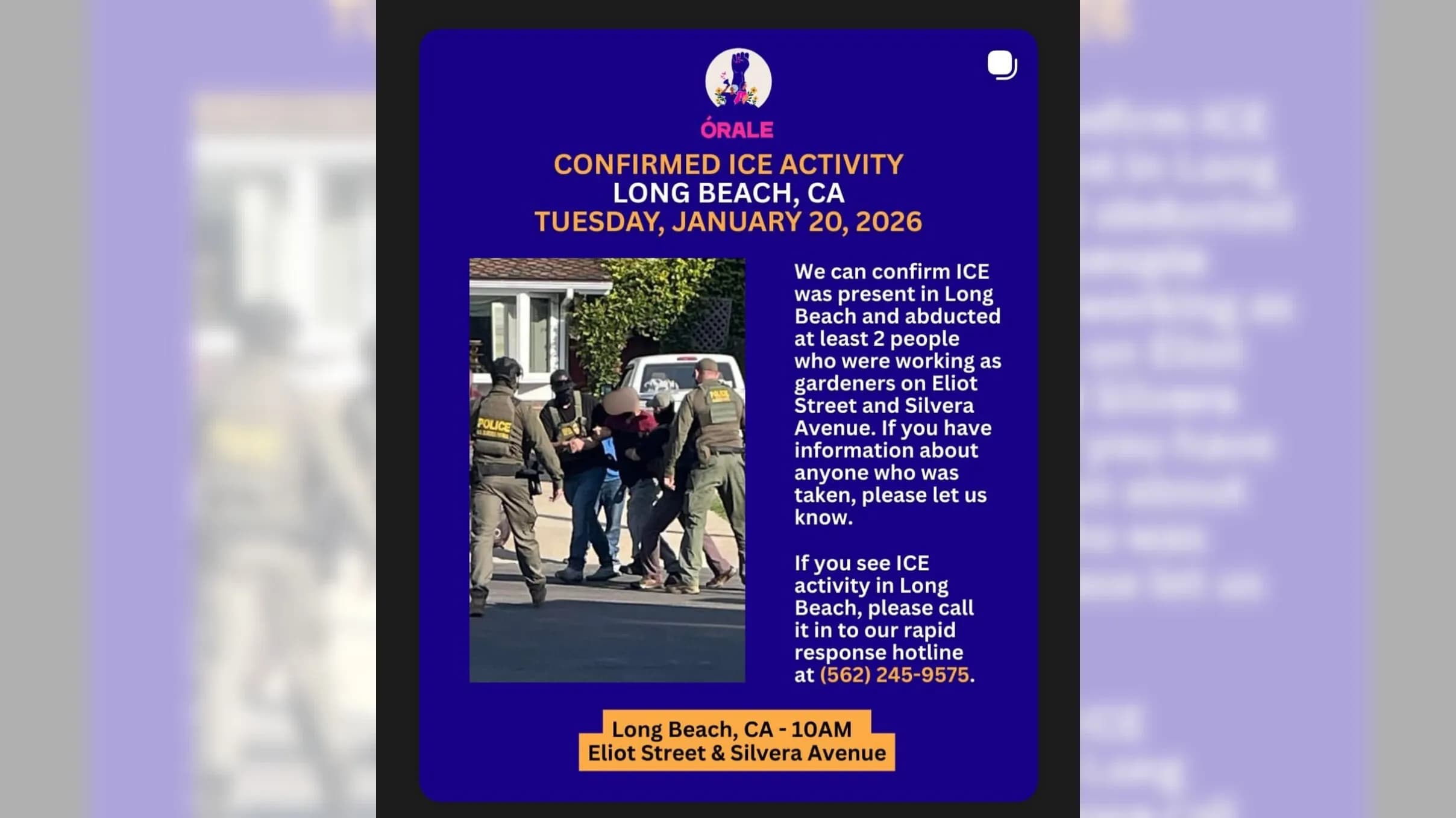 At least nine people detained in ICE workplace raids in Long Beach